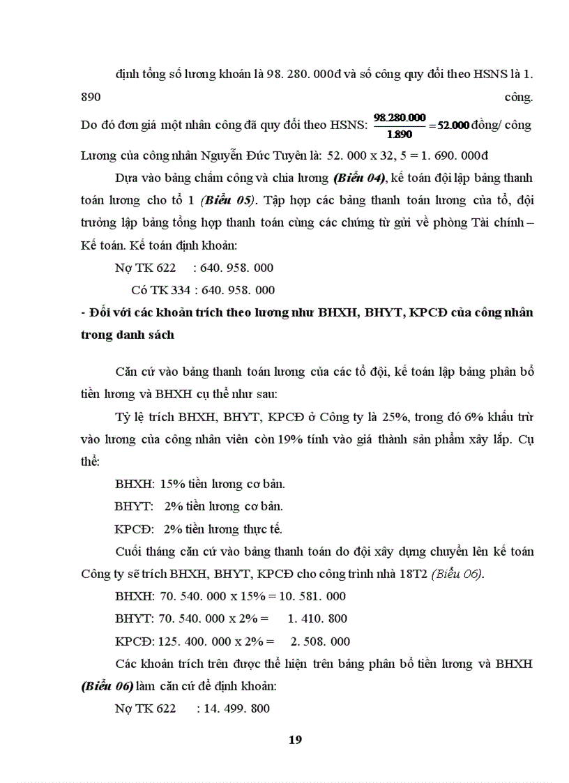 image for page Tình hình thực tế về tổ chức kế toán tập hợp CPSX và tính giá thành SPXL ở công ty cổ phần xây dựng số