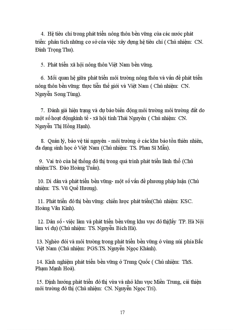 image for page Viện nghiên cứu Môi trường và phát triển bền vững