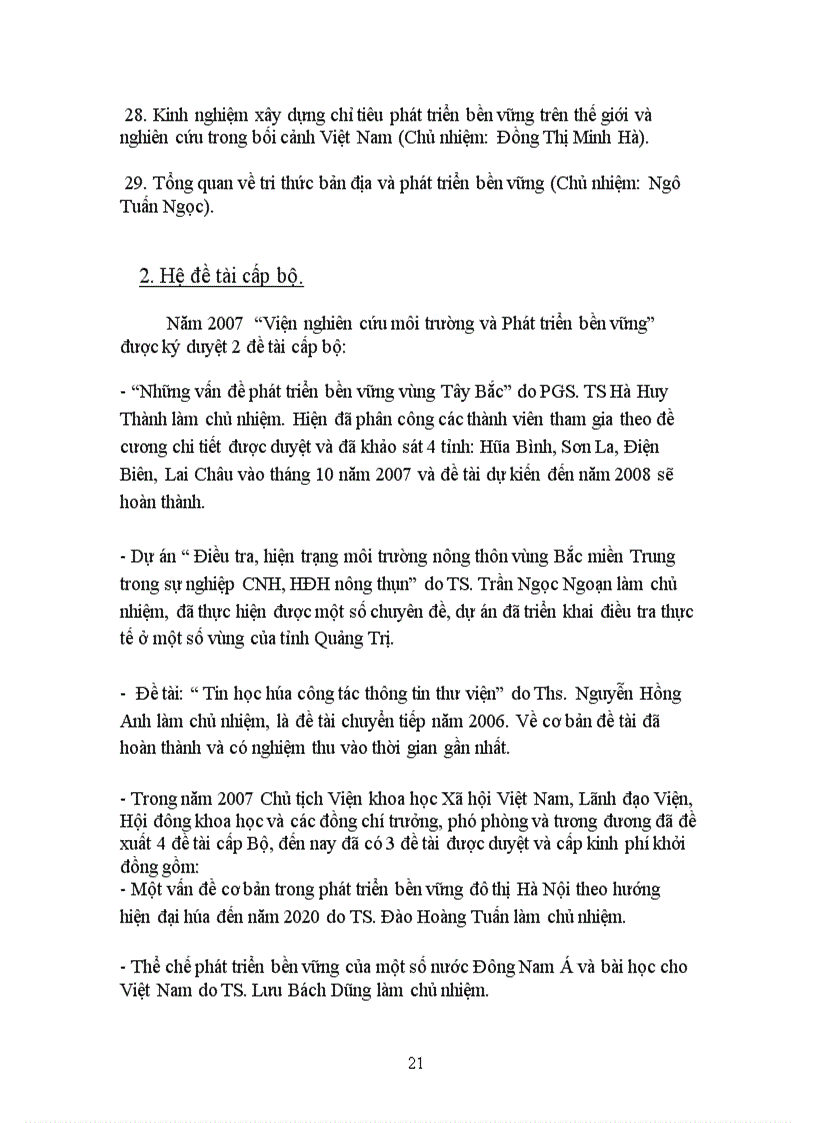 image for page Viện nghiên cứu Môi trường và phát triển bền vững