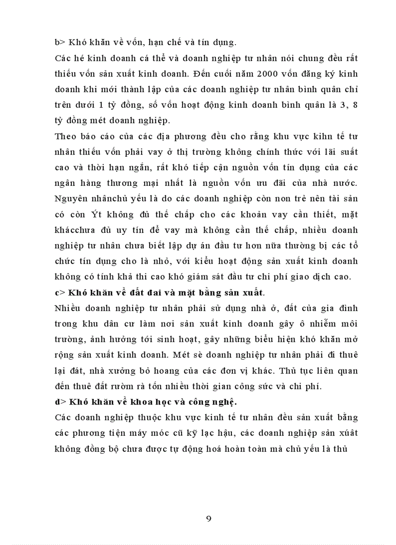 image for page Thực trạng phát triển và cơ chế chính sách đối với kinh tế tư nhân