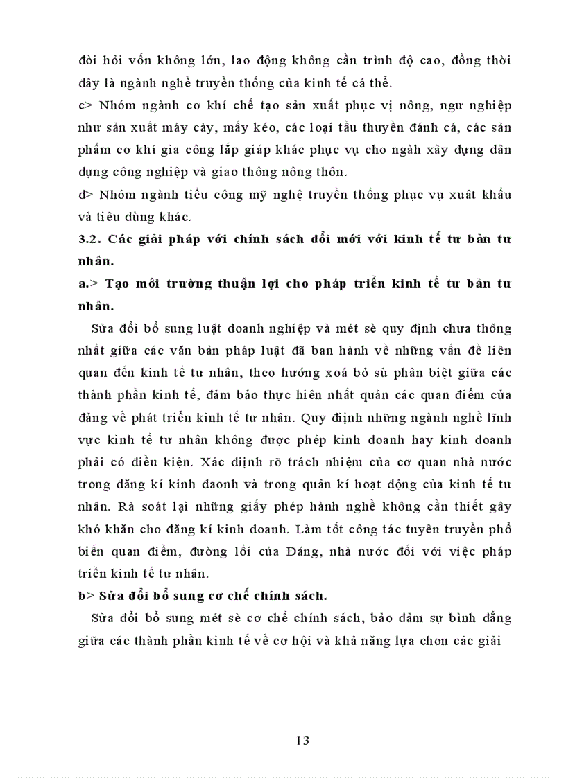 image for page Thực trạng phát triển và cơ chế chính sách đối với kinh tế tư nhân