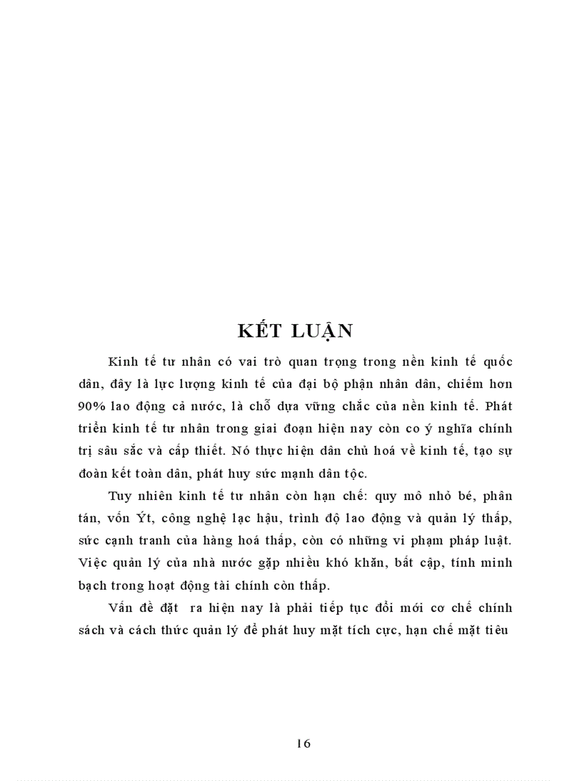 image for page Thực trạng phát triển và cơ chế chính sách đối với kinh tế tư nhân