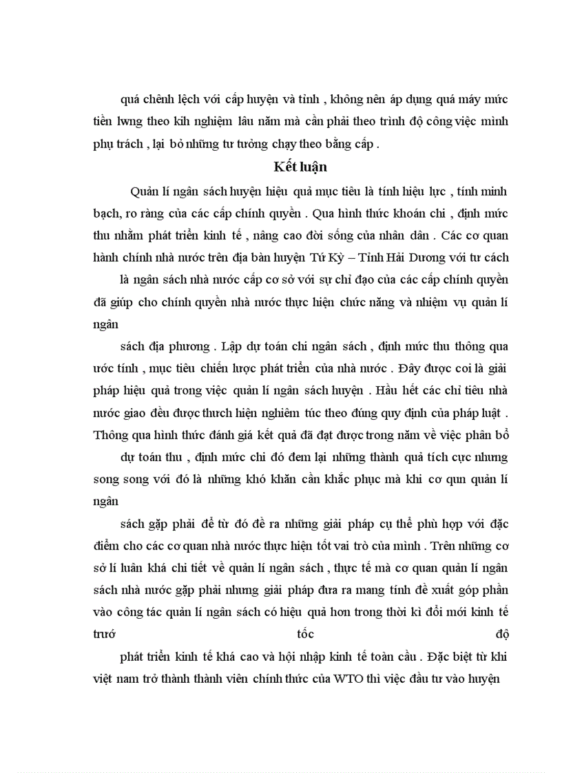 image for page Một số giải pháp hoàn thiện quản lí ngân sách huyện Tứ Kỳ – Tỉnh Hải Dương