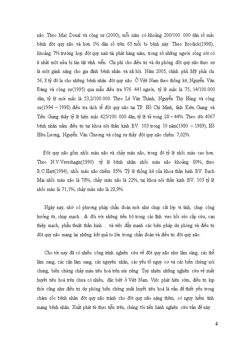 image for page Nghiên cứu biến chứng xuất huyết tiêu hoá trên ở bệnh nhân đột quỵ não tại BV.TWQĐ 108 từ 2003 – 2007