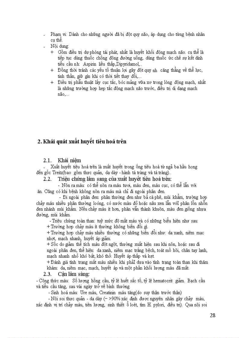 image for page Nghiên cứu biến chứng xuất huyết tiêu hoá trên ở bệnh nhân đột quỵ não tại BV.TWQĐ 108 từ 2003 – 2007