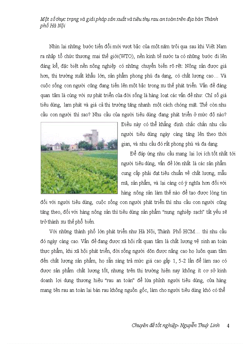 image for page Một số thực trạng và giải pháp sản xuất và tiêu thụ rau an toàn trên địa bàn thành phố Hà Nội