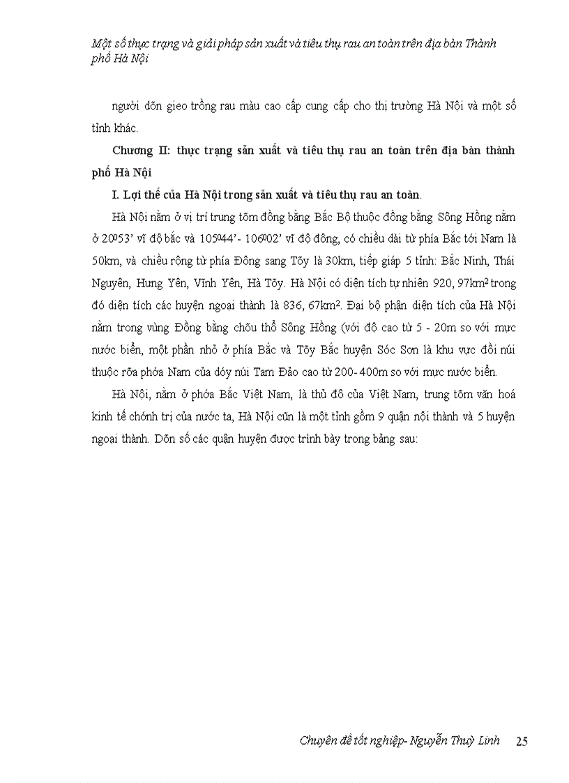 image for page Một số thực trạng và giải pháp sản xuất và tiêu thụ rau an toàn trên địa bàn thành phố Hà Nội