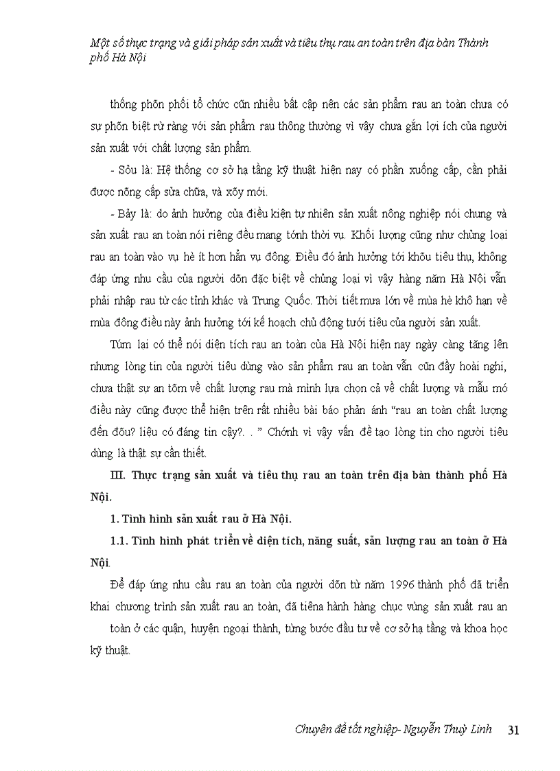 image for page Một số thực trạng và giải pháp sản xuất và tiêu thụ rau an toàn trên địa bàn thành phố Hà Nội