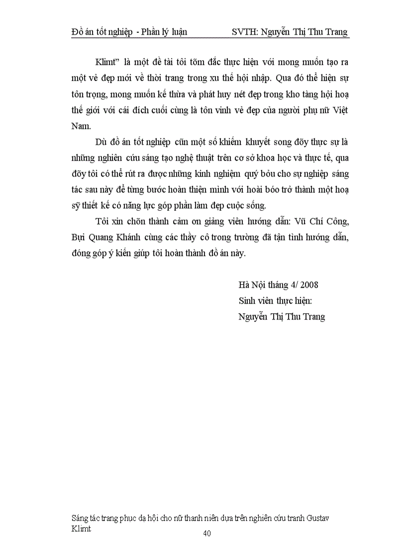 image for page Sáng tác trang phục dạ hội cho nữ thanh niên dựa trên nghiên cứu tranh Gustav Klimt