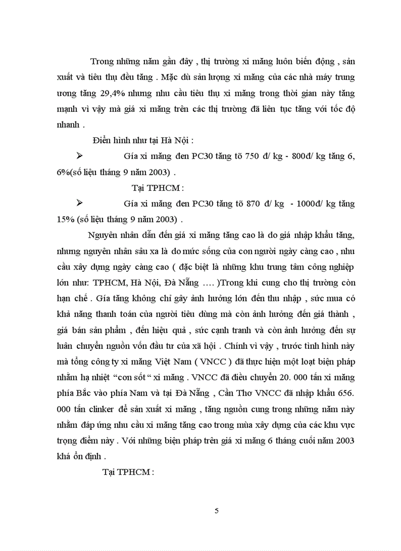 image for page Quan hệ cung cầu tác động đến sự lên xuống của giá cả của mặt hàng xi măng