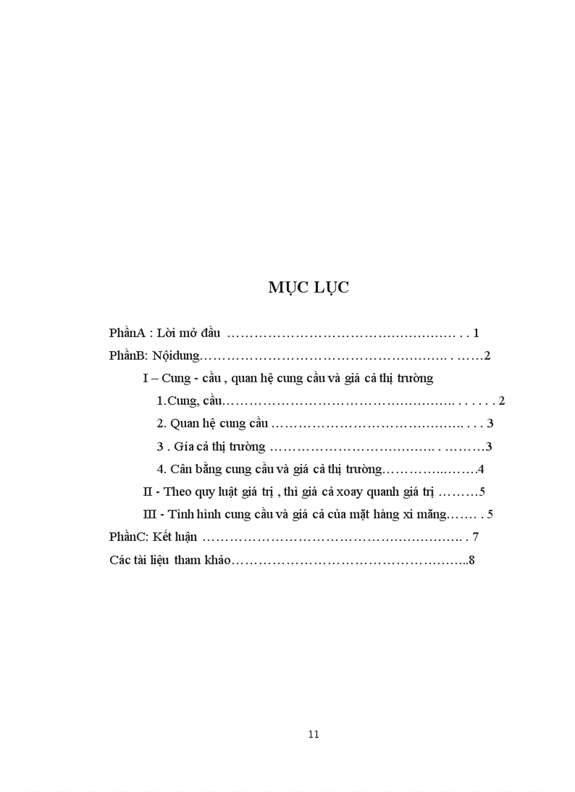 image for page Quan hệ cung cầu tác động đến sự lên xuống của giá cả của mặt hàng xi măng