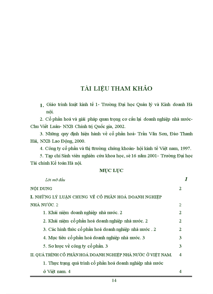 image for page Quá trình cổ phần hoá của các doanh nghiệp nhà nước ở Việt nam - Thực trạng và giải pháp