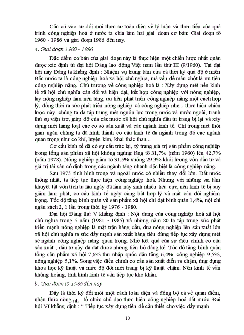 image for page Những thuận lợi, khó khăn khi nước ta tiến hành công nghiệp hoá, hiện đại hoá