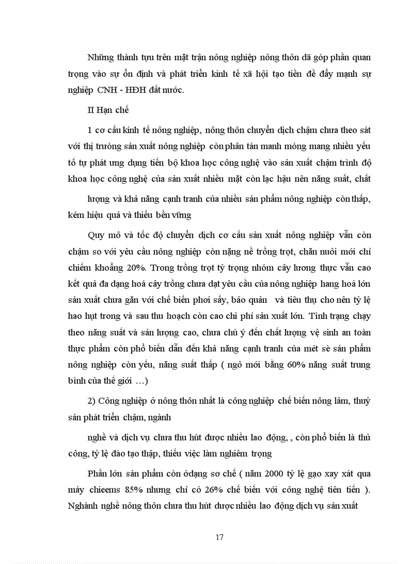 image for page Tình hình CNH-HĐH nông nghiệp nông thôn