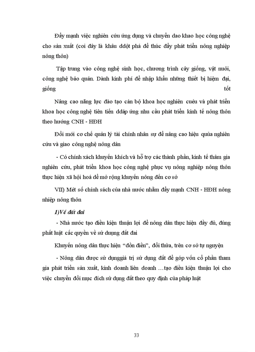 image for page Tình hình CNH-HĐH nông nghiệp nông thôn