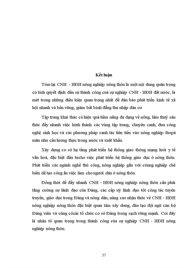 image for page Tình hình CNH-HĐH nông nghiệp nông thôn