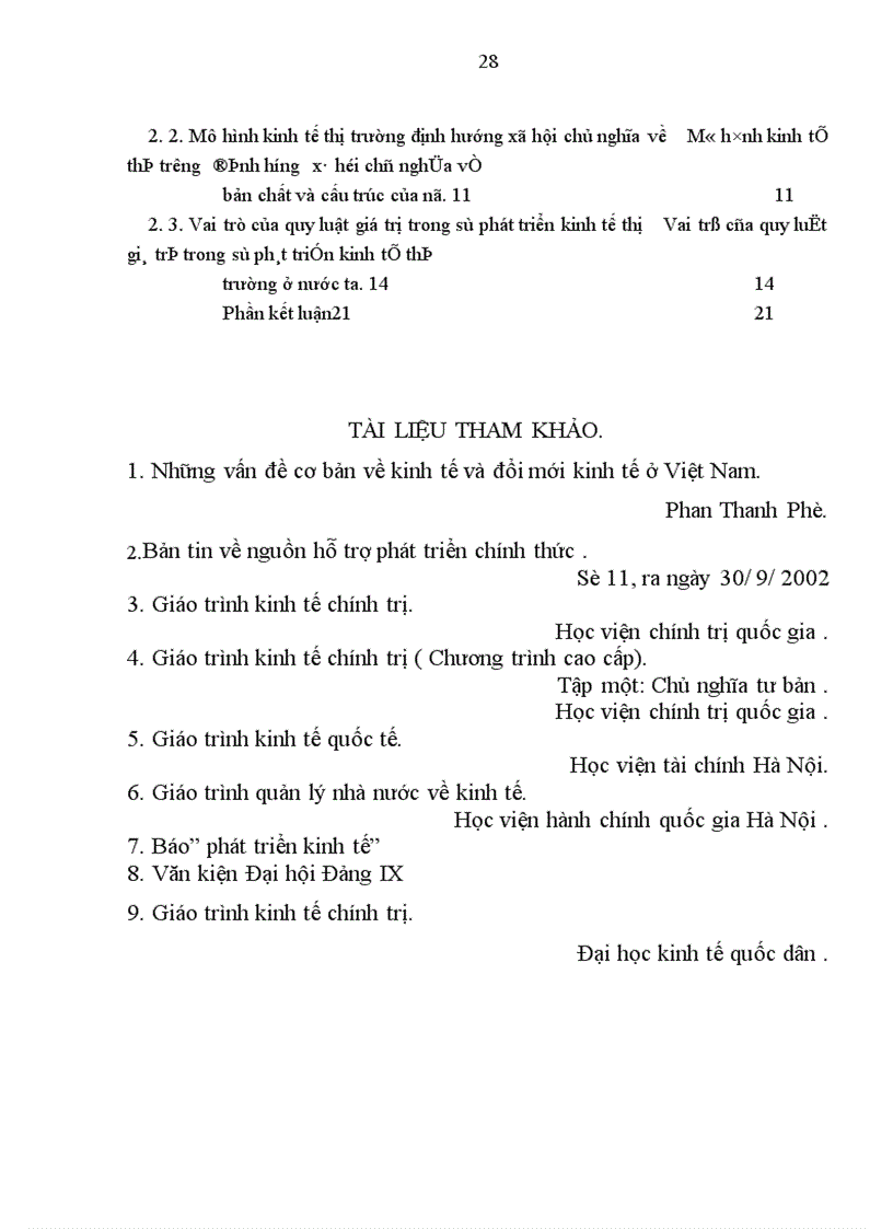 image for page Vai trò của quy luật giá trị đối với sự phát triển kinh tế thị trường ở Việt Nam
