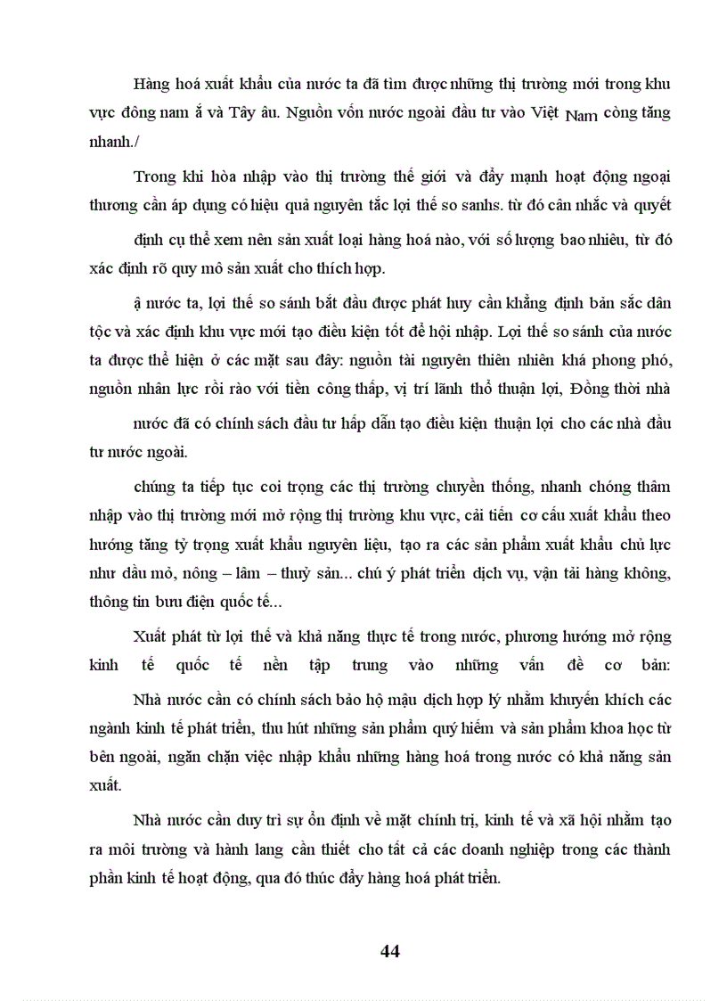 image for page Thực trạng nền kinh tế Việt Nam những năm qua và giải pháp cho nền kinh tế thị trường theo định hướng XHCN.