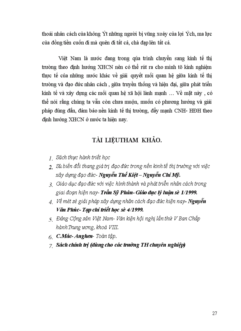 image for page Kinh tế thị trường với việc hình thành nhân cách con người mới ở Việt nam