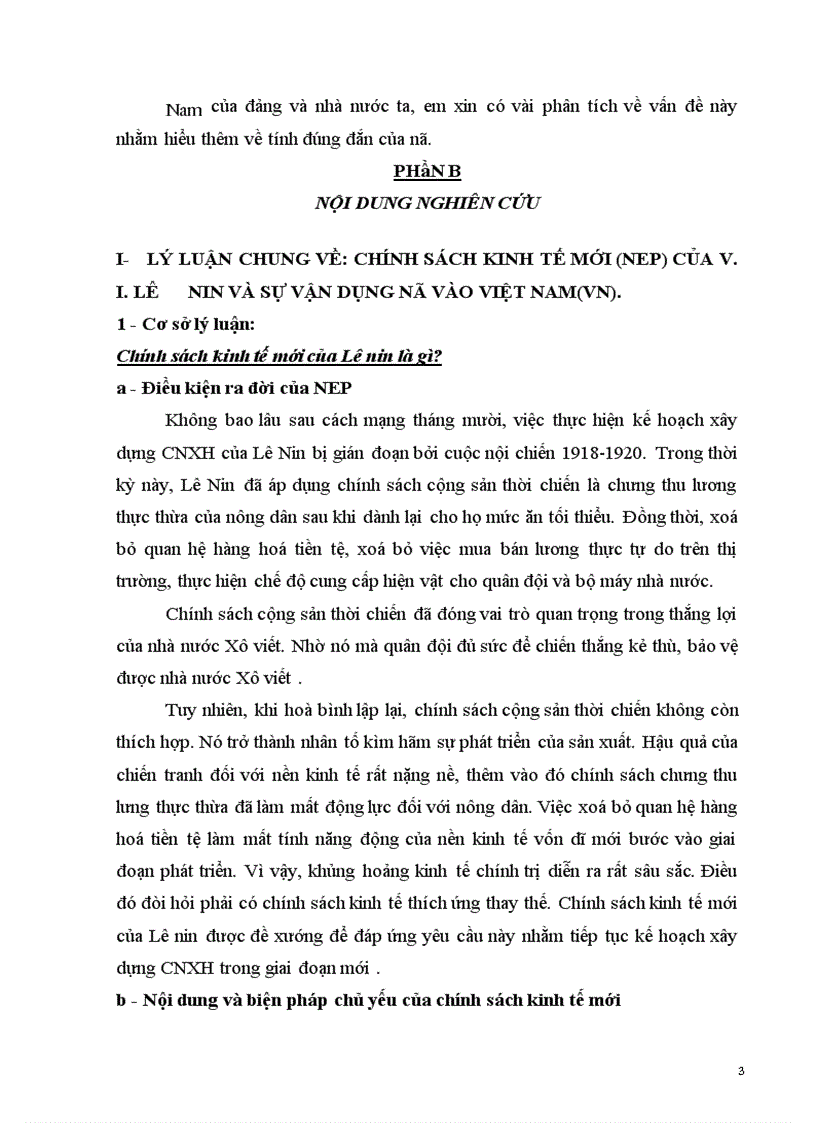 image for page Chính sách kinh tế mới và vận dụng vào Việt Nam