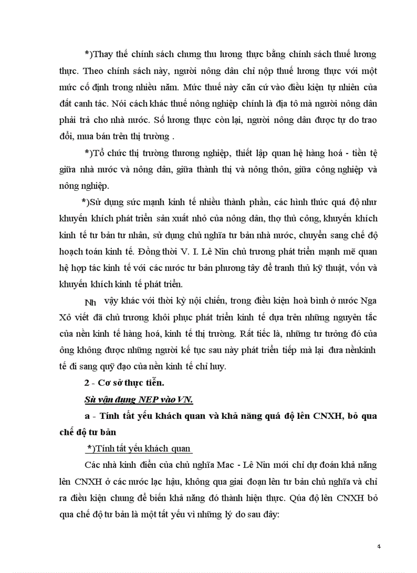 image for page Chính sách kinh tế mới và vận dụng vào Việt Nam