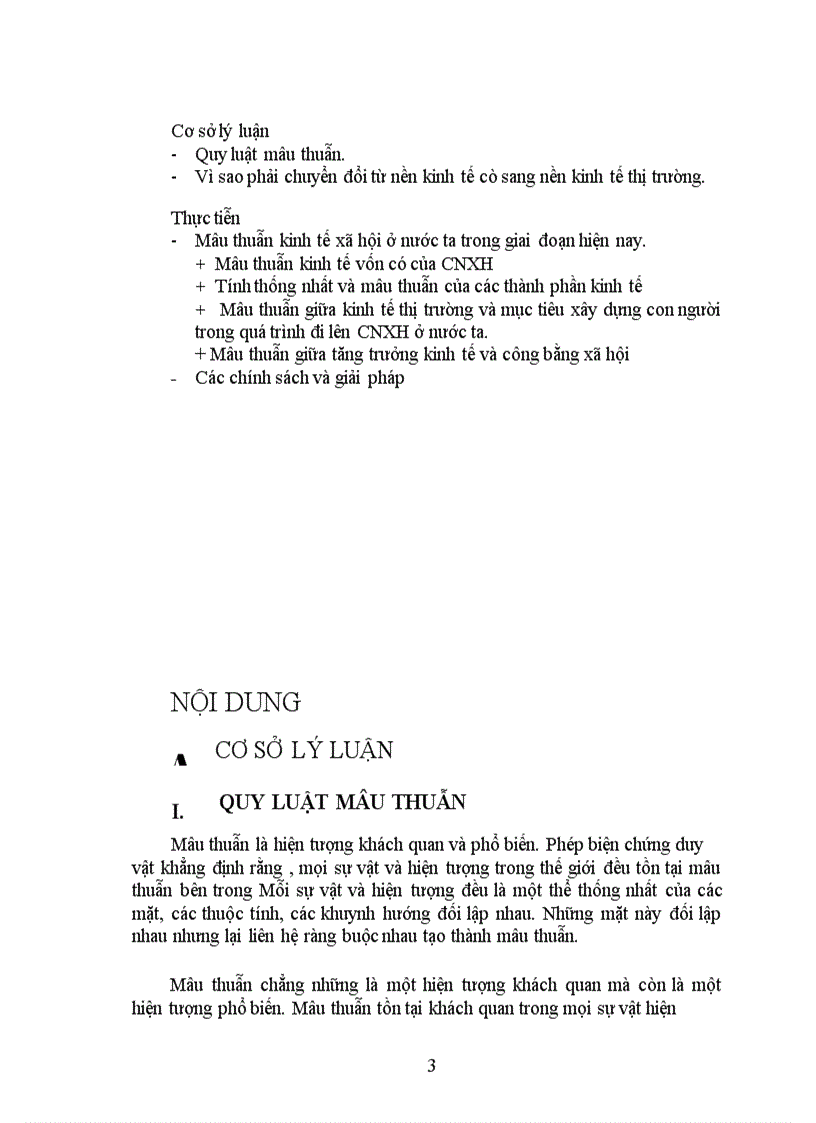 image for page Quy luật mâu thuẫn, vận dụng vào phân tích công cuộc đổi mới ở nước ta hiện nay