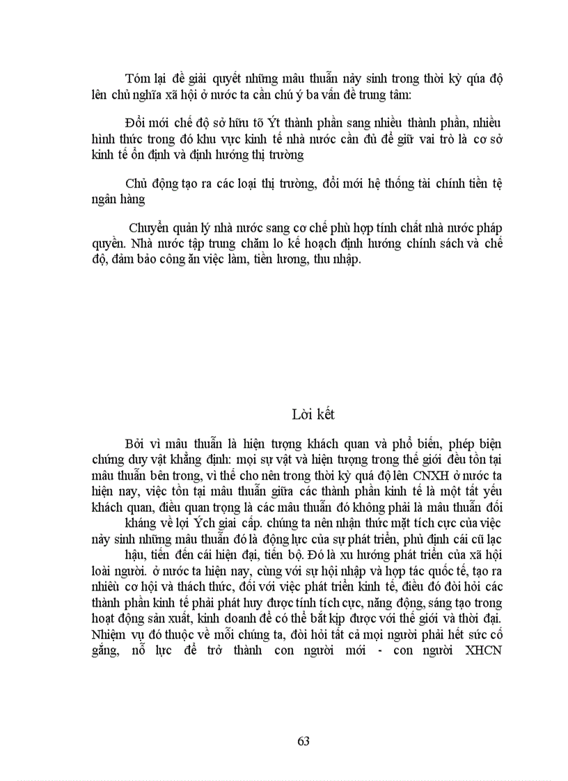 image for page Quy luật mâu thuẫn, vận dụng vào phân tích công cuộc đổi mới ở nước ta hiện nay