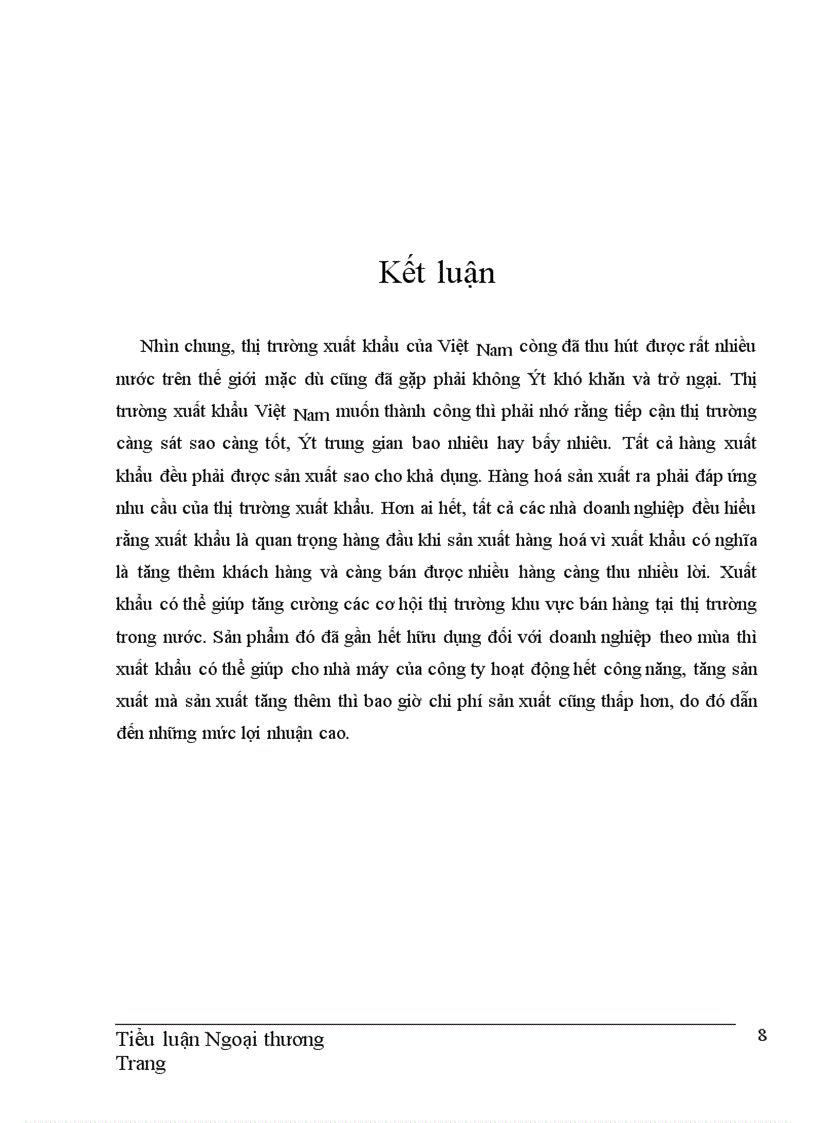 image for page Xuất khẩu hàng hoá Việt Nam – những vấn đề đặt ra và giải pháp phát triển