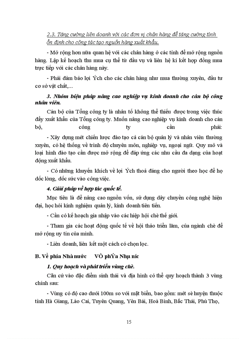 image for page Hoạt động tại các nước sản xuất và xuất khẩu chè Đông Nam á.