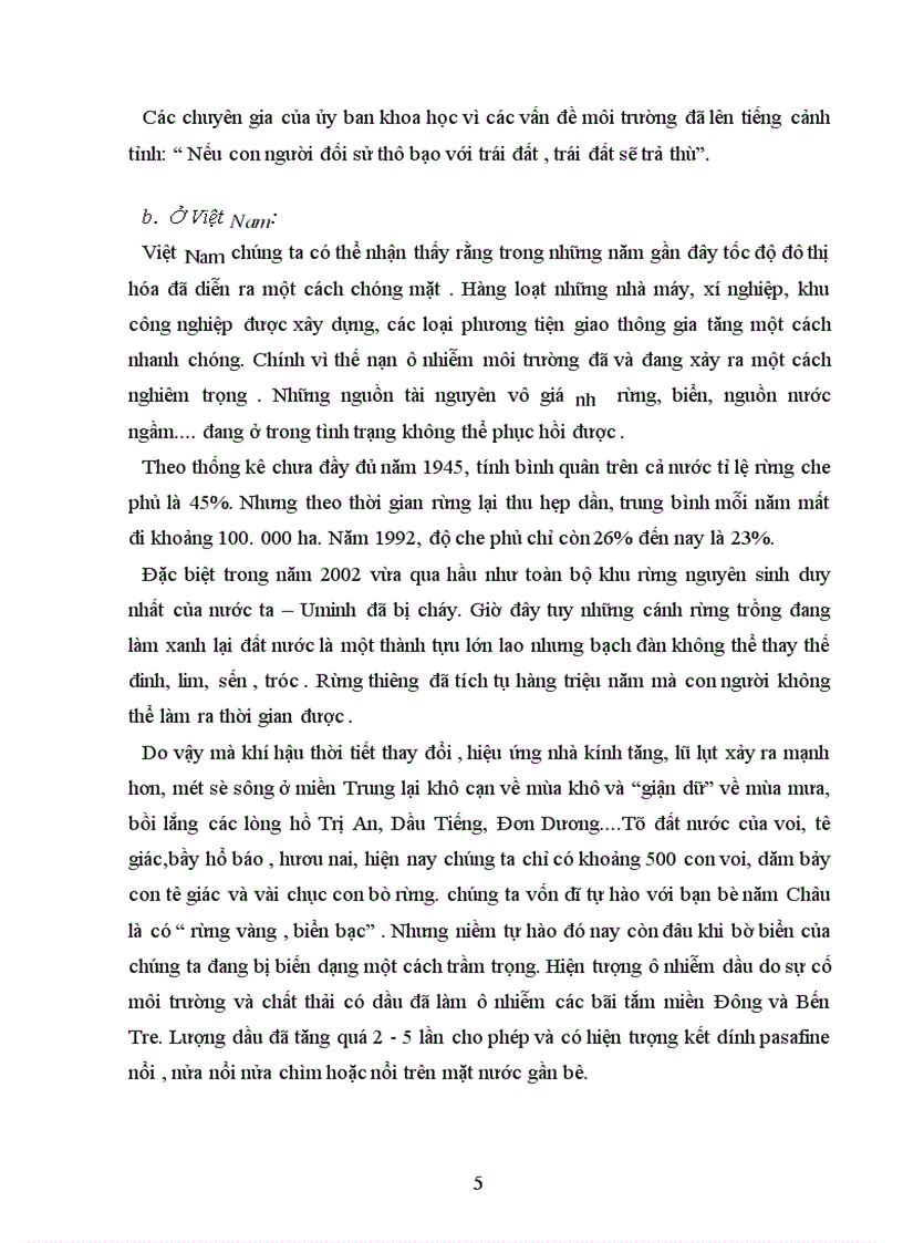 image for page Môi trường sống bền vững