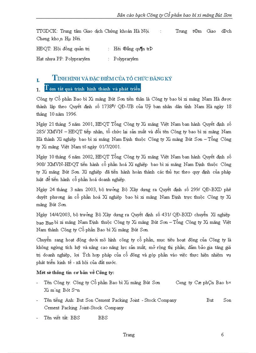 image for page Bản cáo bạch ng ty Cổ phần bao bì xi măng Bút Sơn