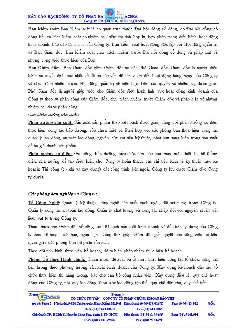 image for page Bản cáo bạch công ty Cổ phần bá hiến viglacera