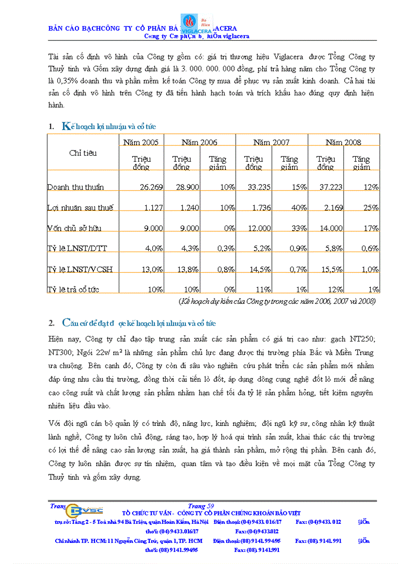 image for page Bản cáo bạch công ty Cổ phần bá hiến viglacera