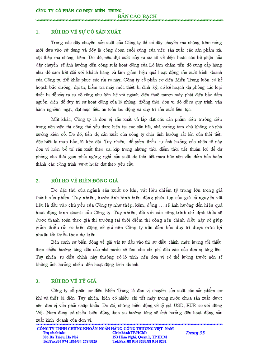 image for page Bản cáo bạch công ty cổ phần cơ điện miền trung