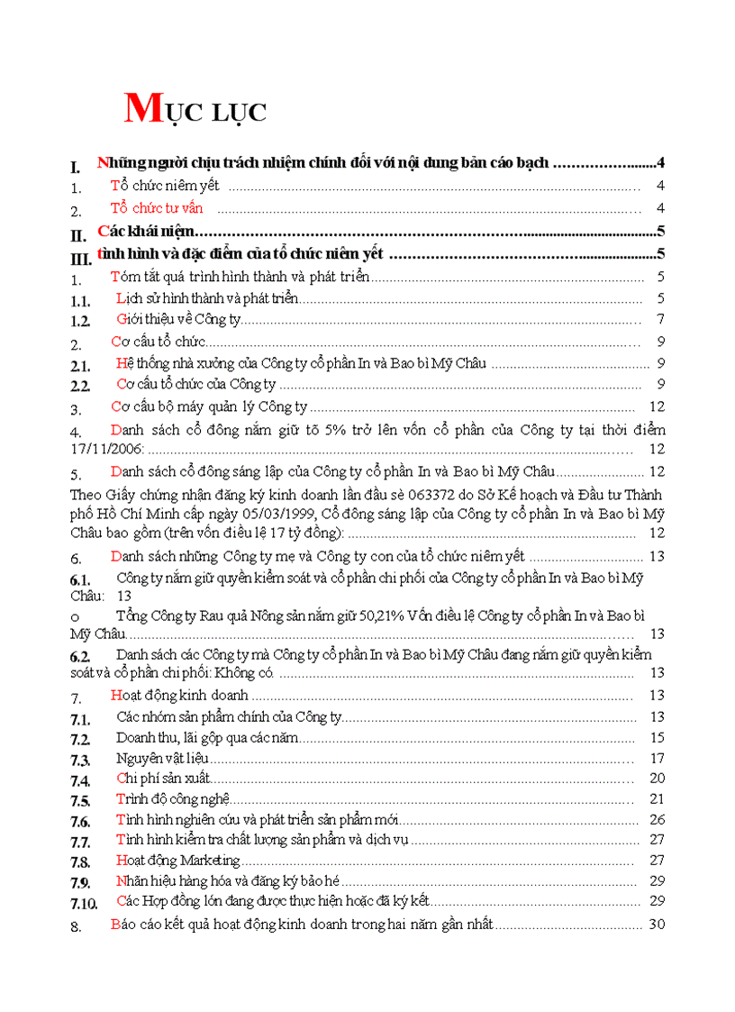 image for page Bản cáo bạch Công ty cổ phần In và Bao bì Mỹ Châu