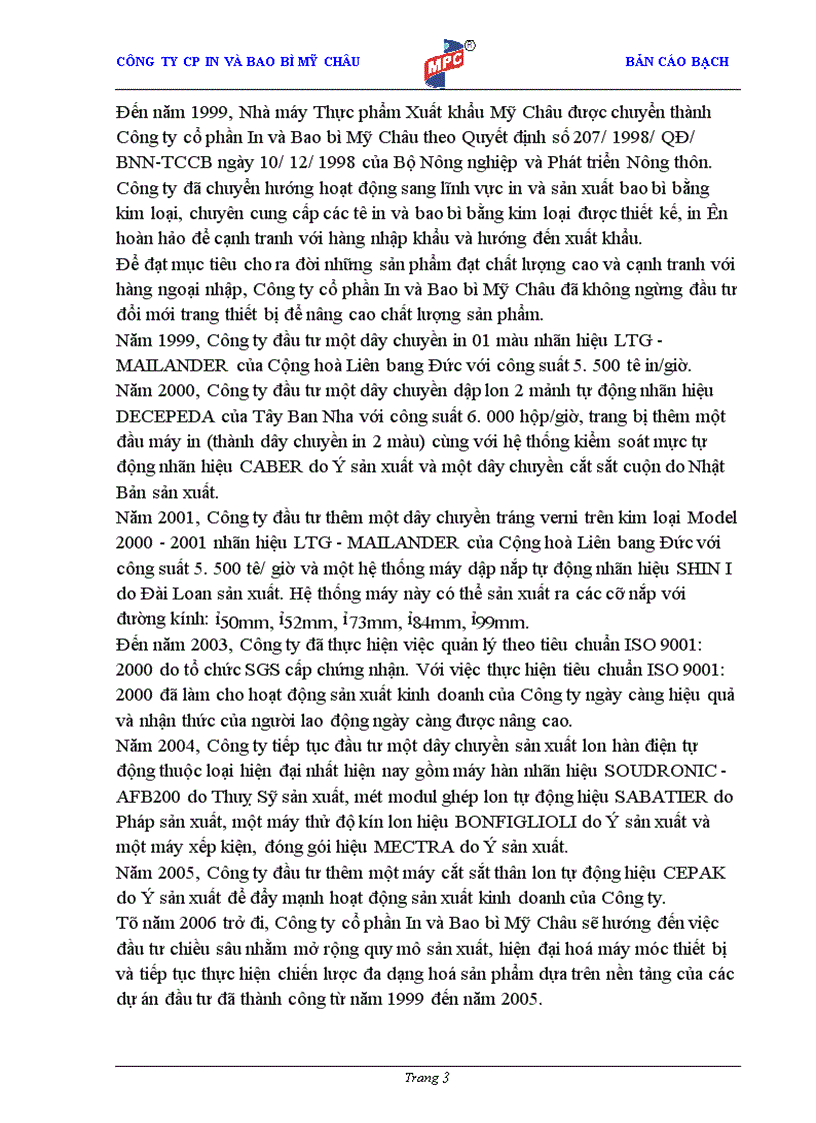 image for page Bản cáo bạch Công ty cổ phần In và Bao bì Mỹ Châu