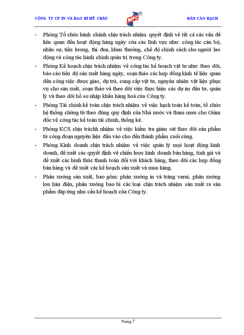 image for page Bản cáo bạch Công ty cổ phần In và Bao bì Mỹ Châu