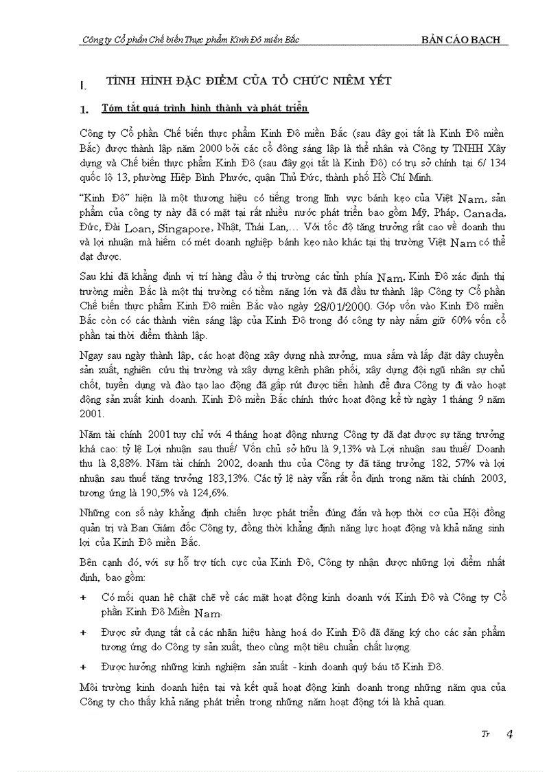 image for page Bản cáo bạch Công ty Cổ phần Chế biến thực phẩm Kinh Đô miền Bắc