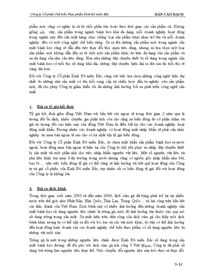 image for page Bản cáo bạch Công ty Cổ phần Chế biến thực phẩm Kinh Đô miền Bắc