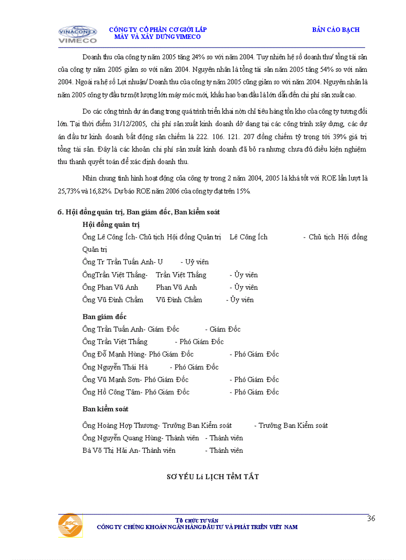 image for page Bản cáo bạch Công ty cổ phần Cơ giới Lắp máy và Xây dựng