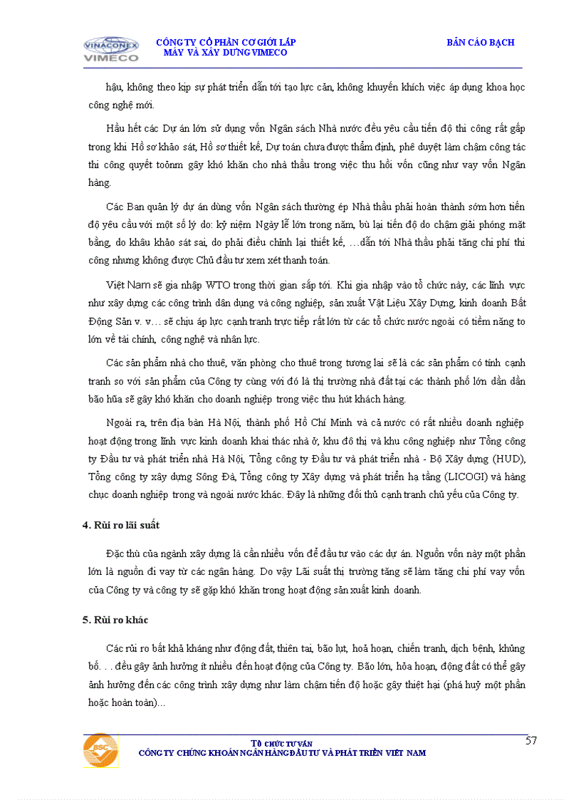 image for page Bản cáo bạch Công ty cổ phần Cơ giới Lắp máy và Xây dựng