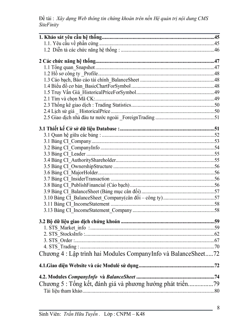 image for page Xây dựng Web thông tin chứng khoán trên nền CMS Hệ quản trị nội dung SiteFinity Nội dung đồ án Phần 1