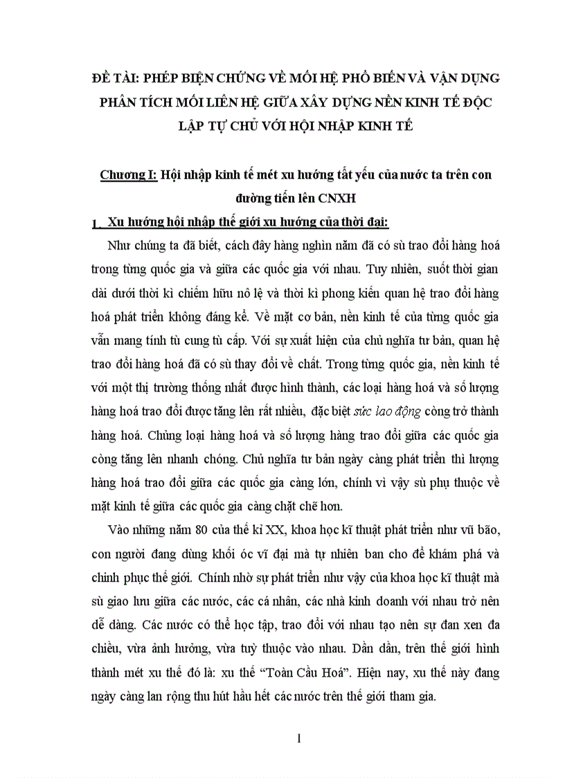 image for page Xây dựng một nền kinh tế độc lập tự chủ vững mạnh