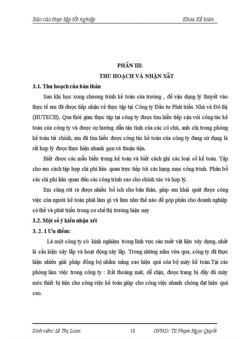 image for page Báo cáo thực tập tốt nghiệp Khoa Kế toán: Thực trạng tổ chức công tác kế toán tại công ty cổ phần đầu tư xây dựng HUTECH
