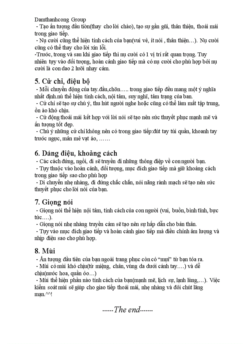 image for page Body Language