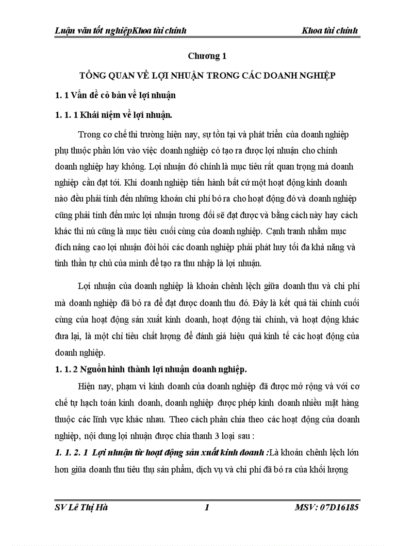 image for page Lợi nhuận trong các doanh nghiệp