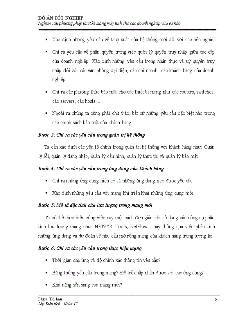 Đồ án tốt nghiệp: Nghiên cứu phương pháp thiết kế mạng máy tính cho các doanh nghiệp vừa và nhỏ