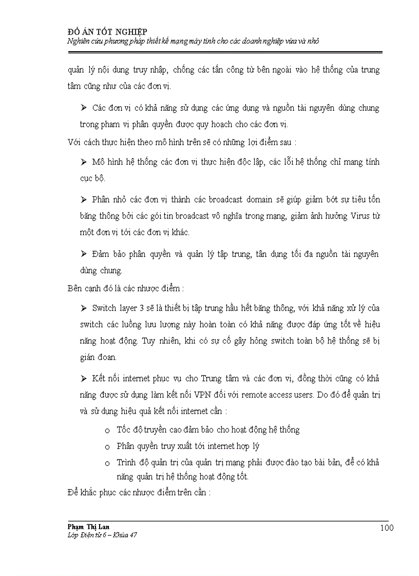 image for page Đồ án tốt nghiệp: Nghiên cứu phương pháp thiết kế mạng máy tính cho các doanh nghiệp vừa và nhỏ