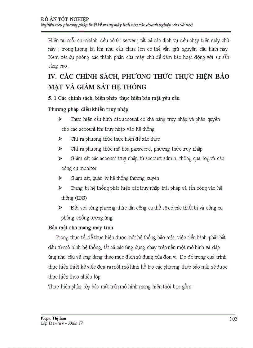 image for page Đồ án tốt nghiệp: Nghiên cứu phương pháp thiết kế mạng máy tính cho các doanh nghiệp vừa và nhỏ