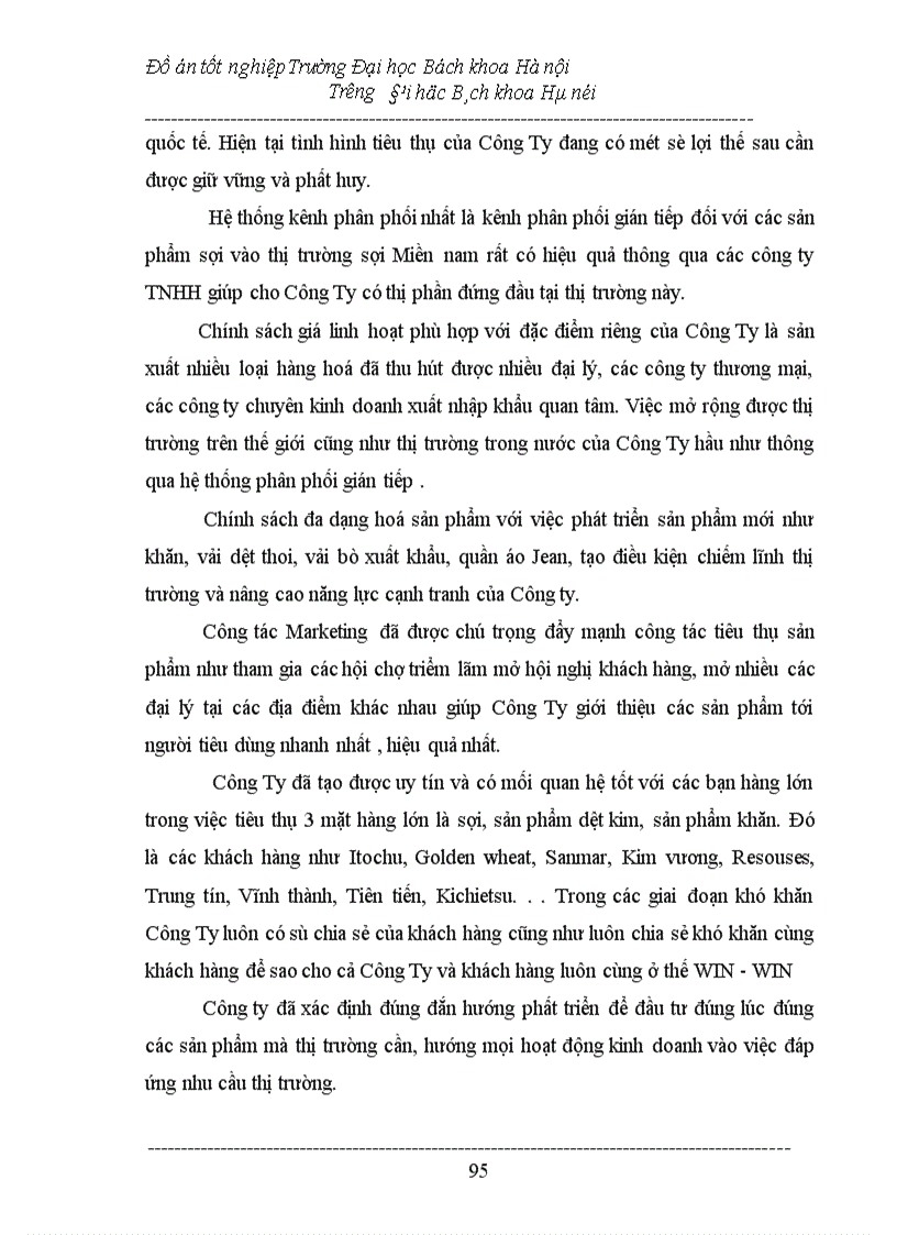 image for page Đẩy mạnh công tác tiêu thụ sản phẩm ở công ty Dệt May Hà Nội